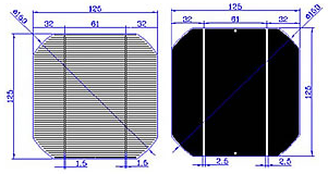 125mm□単結晶??????