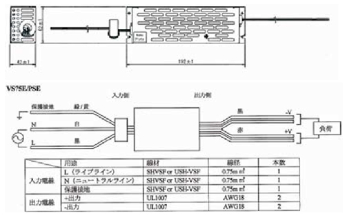 電源24V/75W